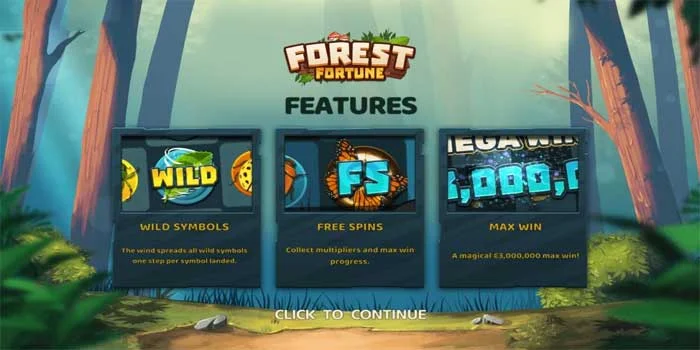 Fitur Permainan Slot Forest Fortune