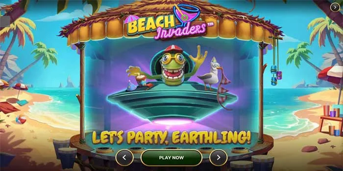 Slot Beach Invaders Liburan Alien di Pantai Tropis
