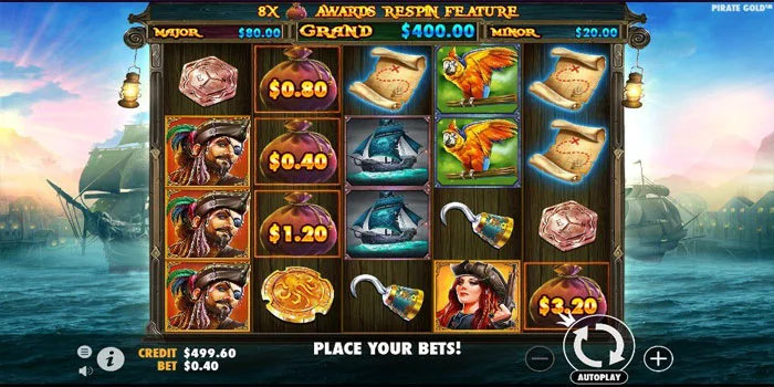 Fitur Bonus Slot Pirate Gold